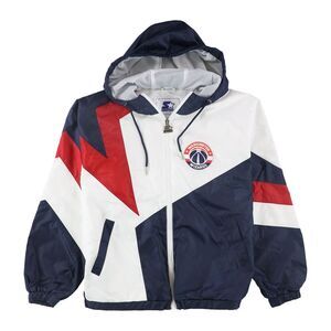 STARTER Womens Washington Wizards Windbreaker Jacket, NWT